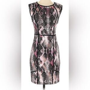 Jennifer Lopez snake print fitted dress